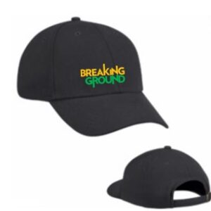 813 Baseball Cap with Breaking Ground Embroidery